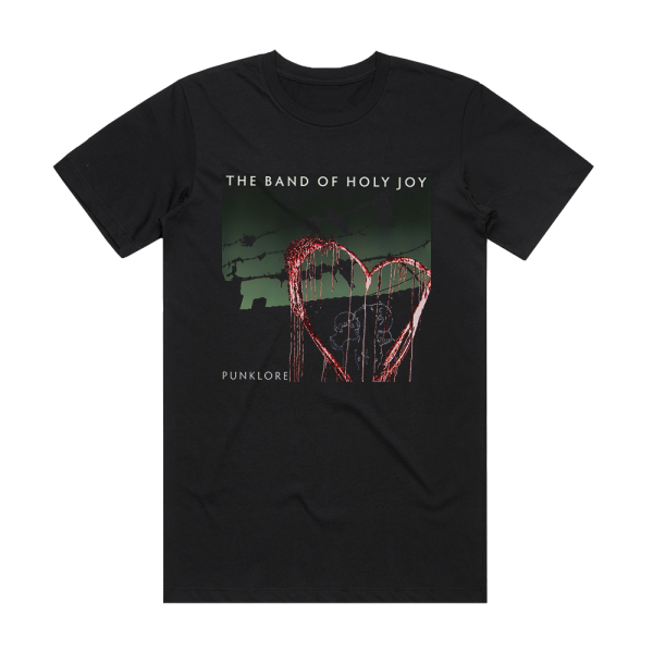 The Band of Holy Joy Punklore Album Cover T-Shirt Black