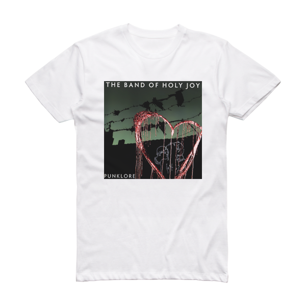 The Band of Holy Joy Punklore Album Cover T-Shirt White