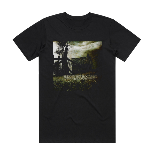 Trigger the Bloodshed Purgation Album Cover T-Shirt Black