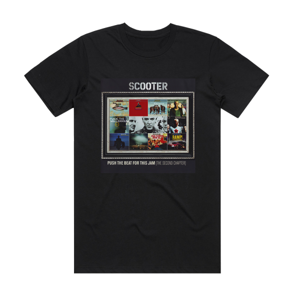 Scooter Push The Beat For This Jam Album Cover T-Shirt Black