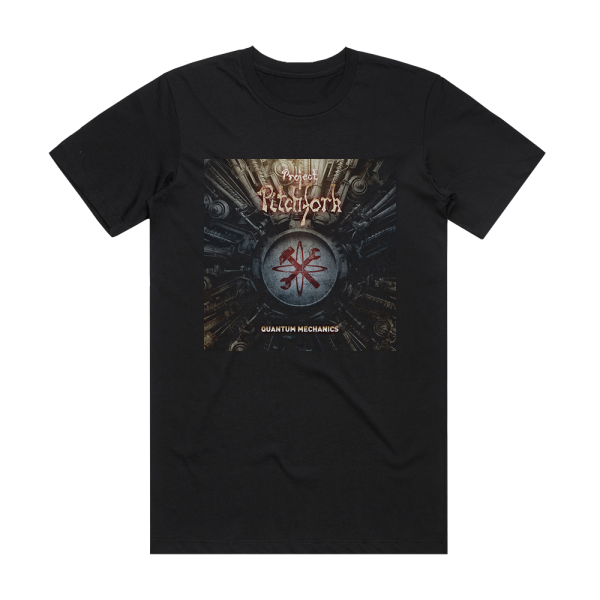 Project Pitchfork Quantum Mechanics Album Cover T-Shirt Black