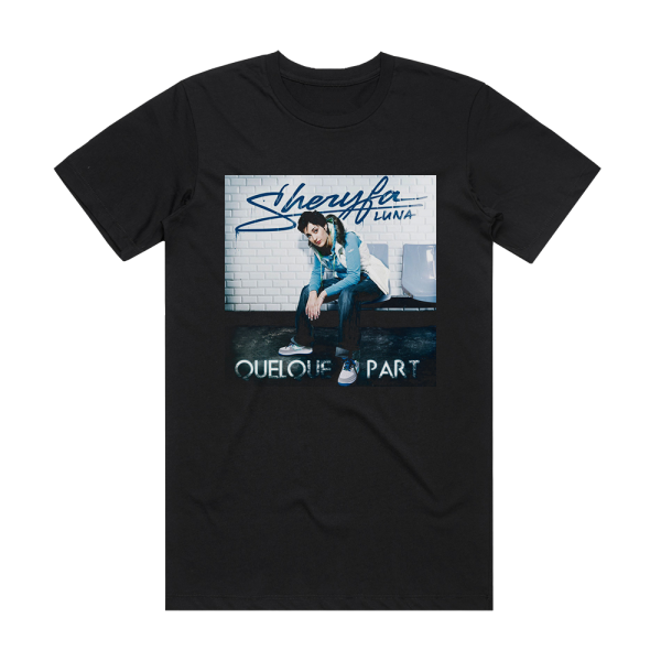 Sheryfa Luna Quelque Part Album Cover T-Shirt Black