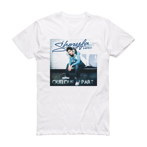 Sheryfa Luna Quelque Part Album Cover T-Shirt White