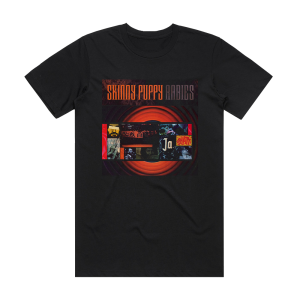 Skinny Puppy Rabies Album Cover T-Shirt Black