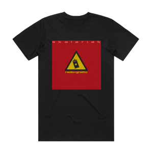 Skalariak Radio Ghetto Album Cover T-Shirt Black