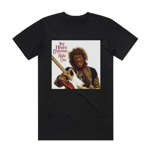 The Jimi Hendrix Experience Radio One Album Cover T-Shirt Black