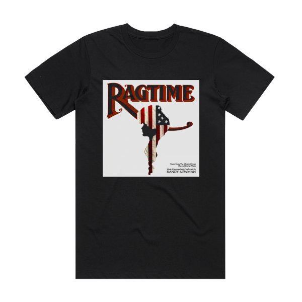 Randy Newman Ragtime Album Cover T-Shirt Black