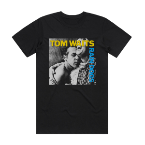 Tom Waits Rain Dogs Album Cover T-Shirt Black