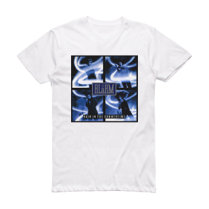 The Alarm Rain In The Summertime Album Cover T-Shirt White