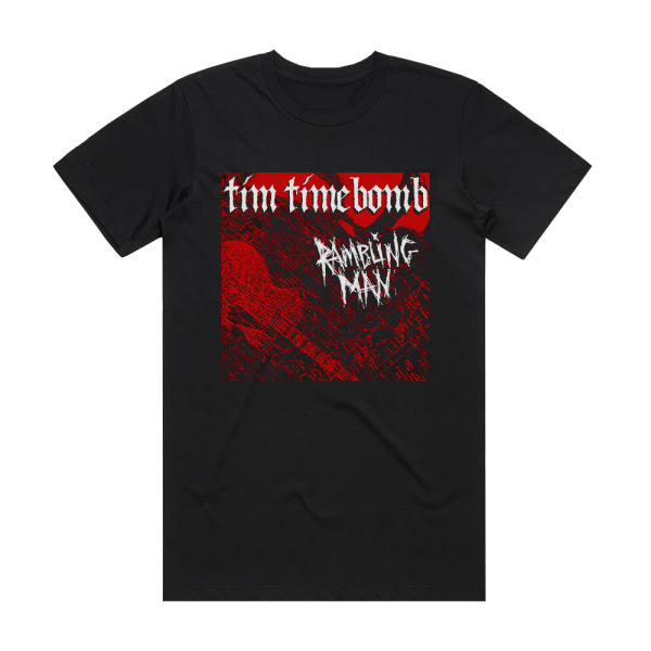 Tim Timebomb Ramblin Man Album Cover T-Shirt Black