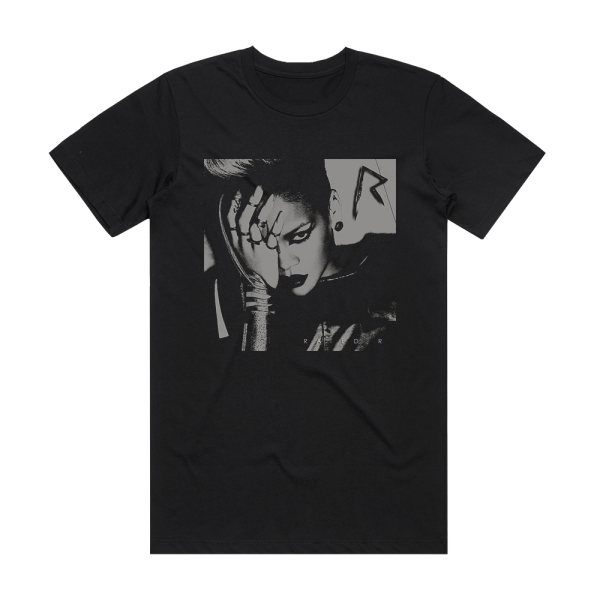 Rihanna Rated R Album Cover T-Shirt Black