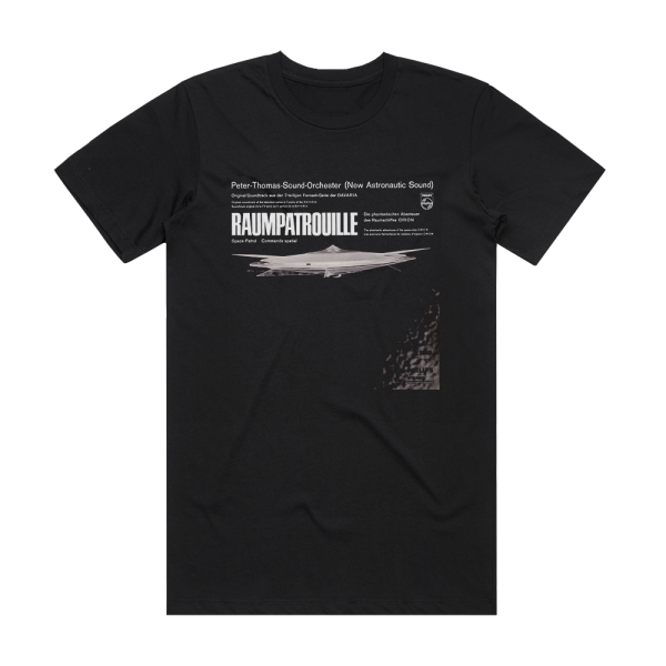 Peter Thomas Sound Orchestra Raumpatrouille Album Cover T-Shirt Black
