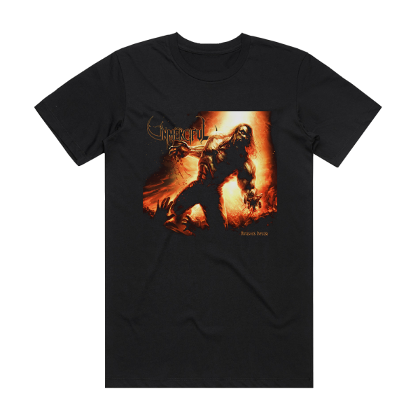 Unmerciful Ravenous Impulse Album Cover T-Shirt Black