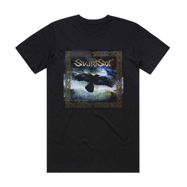 Svartsot Ravnenes Saga Album Cover T-Shirt Black
