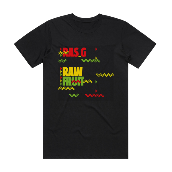 Ras G Raw Fruit Album Cover T-Shirt Black