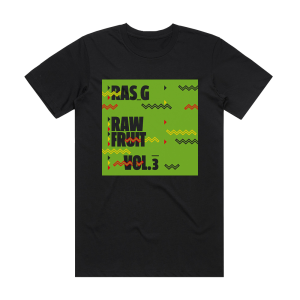 Ras G Raw Fruit Volume 3 Album Cover T-Shirt Black