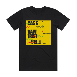 Ras G Raw Fruit Volume 4 Album Cover T-Shirt Black