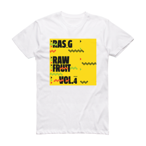 Ras G Raw Fruit Volume 4 Album Cover T-Shirt White
