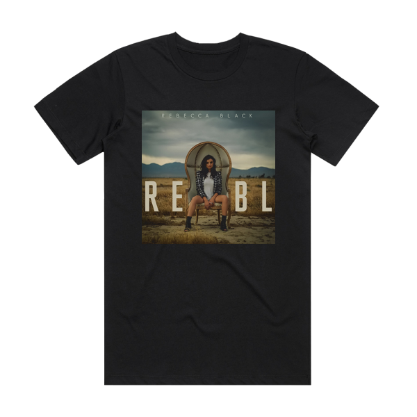 Rebecca Black Re Bl Album Cover T-Shirt Black