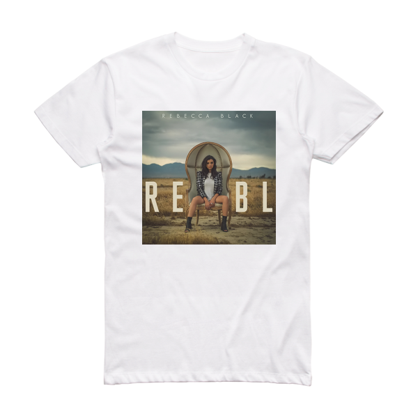 Rebecca Black Re Bl Album Cover T-Shirt White