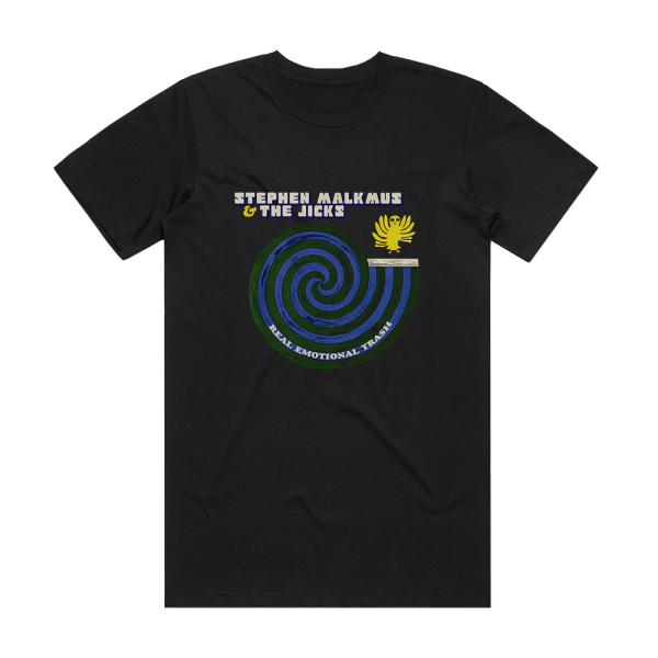 Stephen Malkmus and the Jicks Real Emotional Trash Album Cover T-Shirt Black