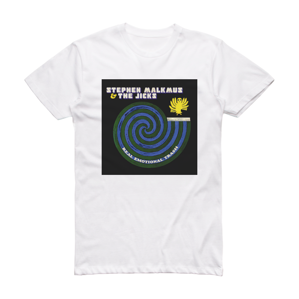 Stephen Malkmus and the Jicks Real Emotional Trash Album Cover T-Shirt White