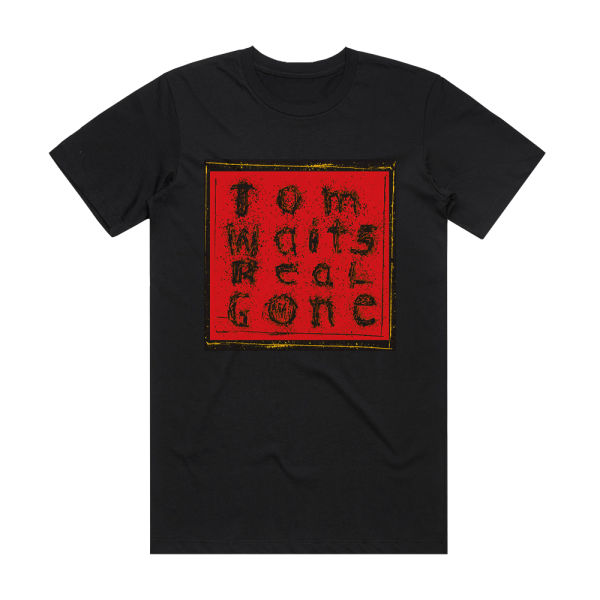 Tom Waits Real Gone Album Cover T-Shirt Black