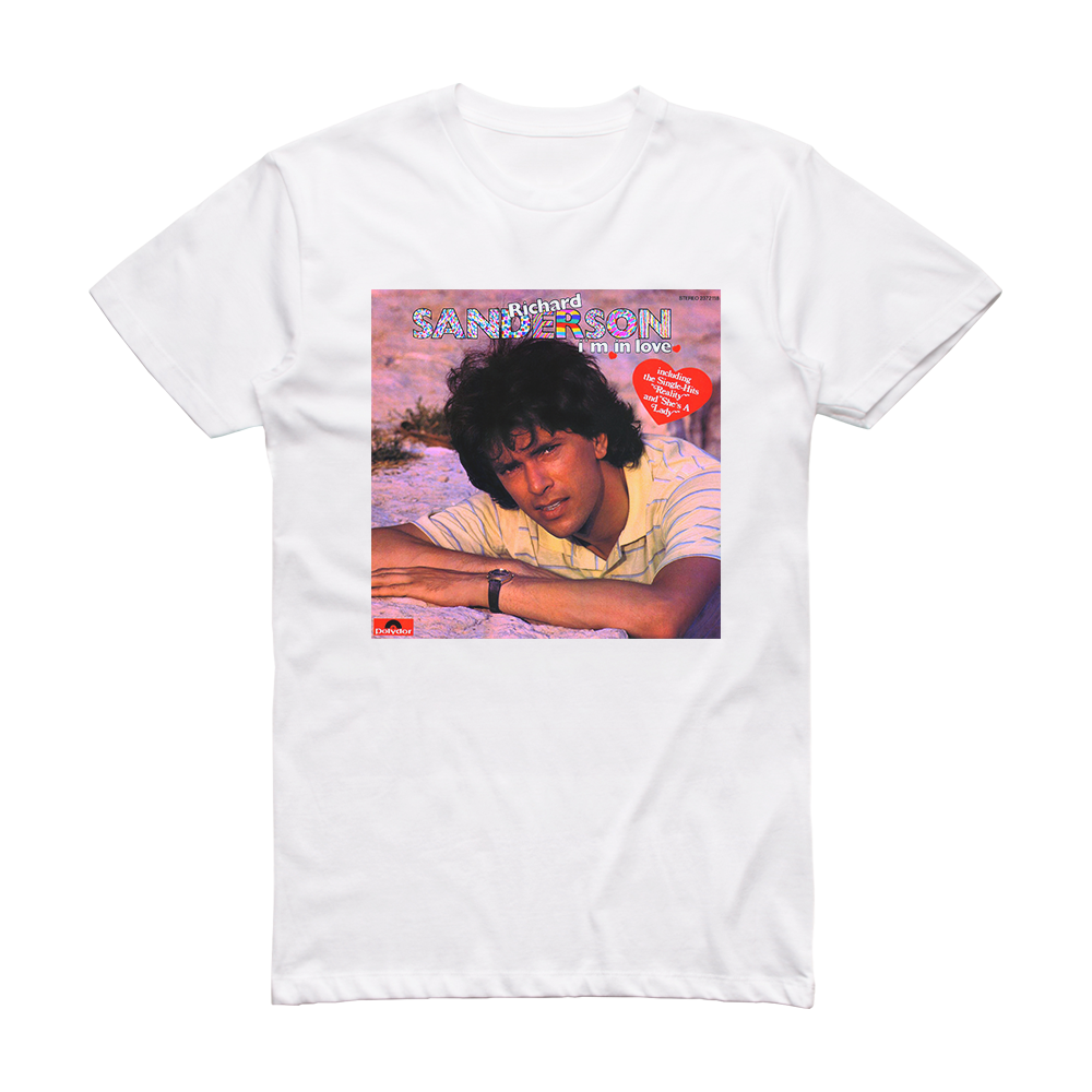 Richard Sanderson Reality Album Cover T-Shirt White