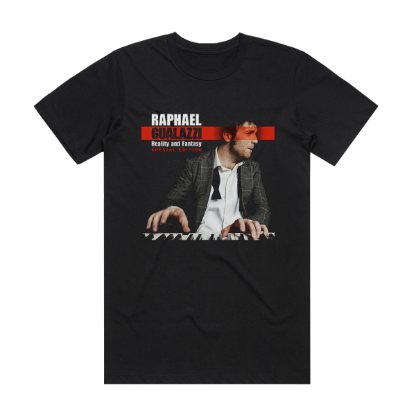 Raphael Gualazzi Reality And Fantasy Album Cover T-Shirt Black