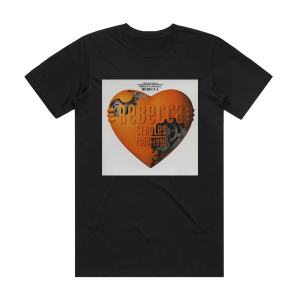 REBECCA Rebecca Singles Album Cover T-Shirt Black