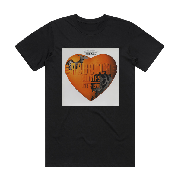 REBECCA Rebecca Singles Album Cover T-Shirt Black