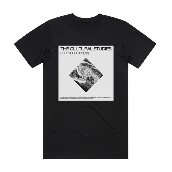 The Cultural Studies Recycled Press Album Cover T-Shirt Black