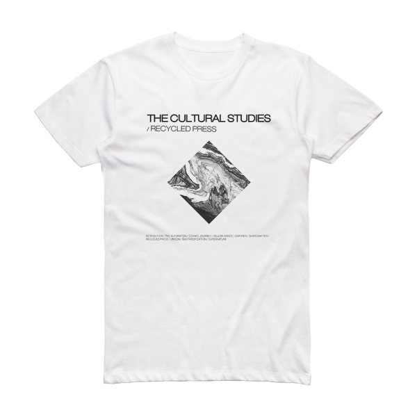 The Cultural Studies Recycled Press Album Cover T-Shirt White