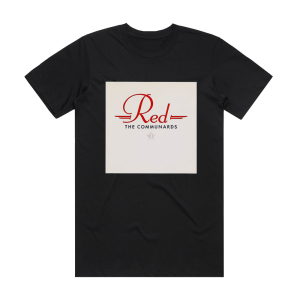 The Communards Red Album Cover T-Shirt Black