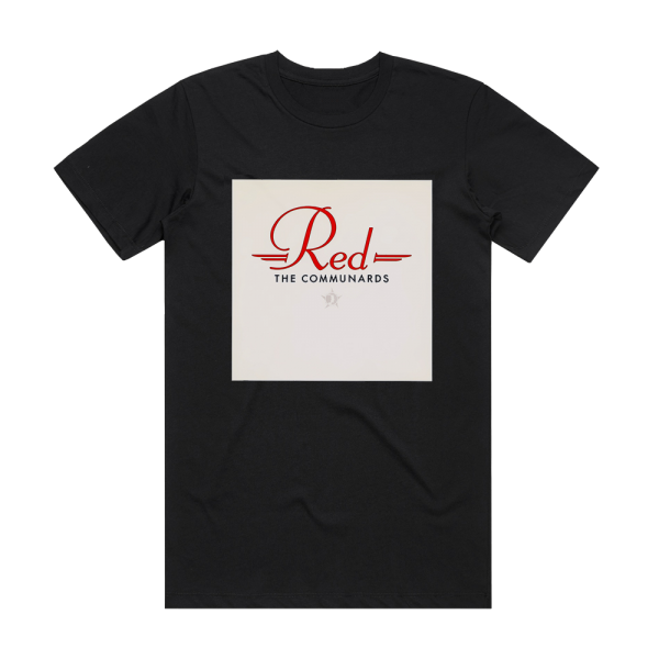 The Communards Red Album Cover T-Shirt Black