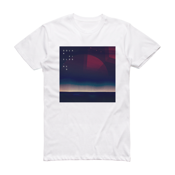 Solar Fields Red Album Cover T-Shirt White