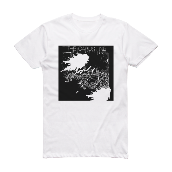 The Icarus Line Red And Black Attack 2 Album Cover T-Shirt White