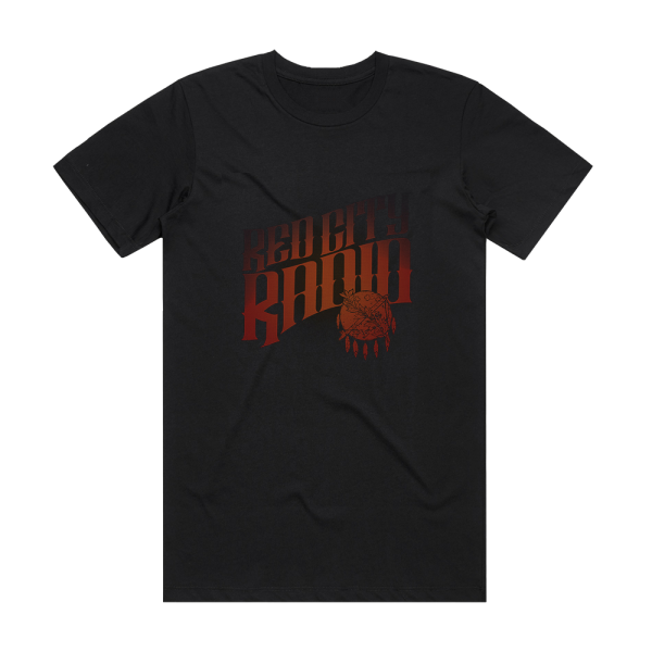 Red City Radio Red City Radio Album Cover T-Shirt Black