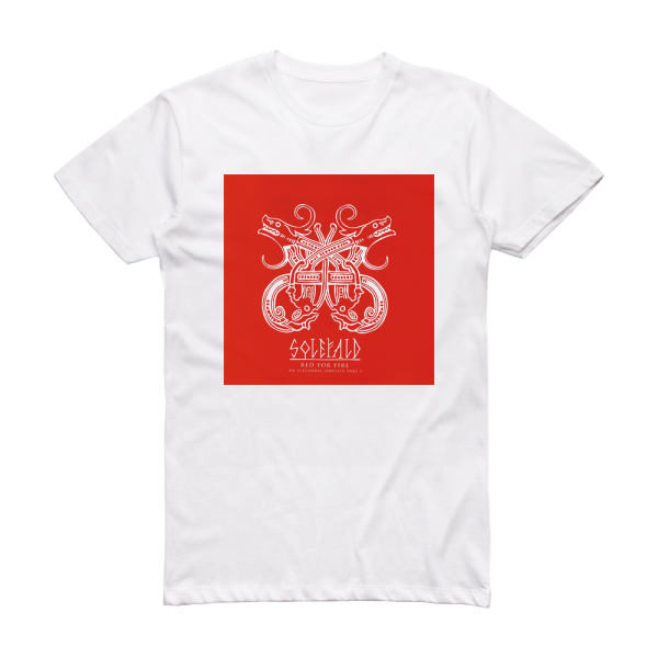 Solefald Red For Fire An Icelandic Odyssey Part I Album Cover T-Shirt White