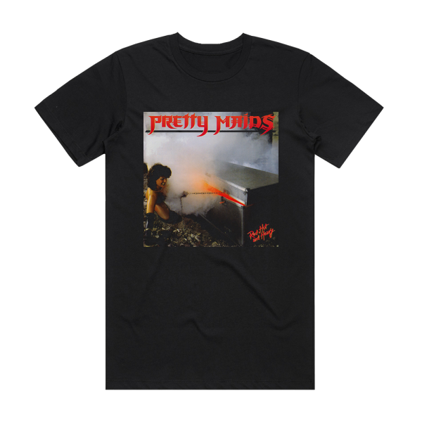 Pretty Maids Red Hot And Heavy Album Cover T-Shirt Black