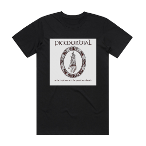 Primordial Redemption At The Puritans Hand Album Cover T-Shirt Black
