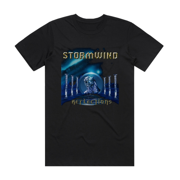 Stormwind Reflections Album Cover T-Shirt Black