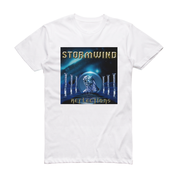 Stormwind Reflections Album Cover T-Shirt White