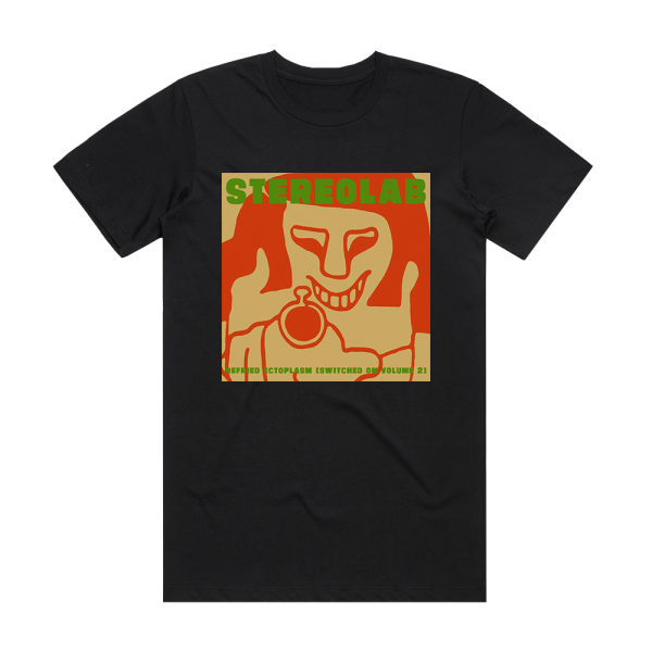 Stereolab Refried Ectoplasm Switched On Volume 2 1 Album Cover T-Shirt Black