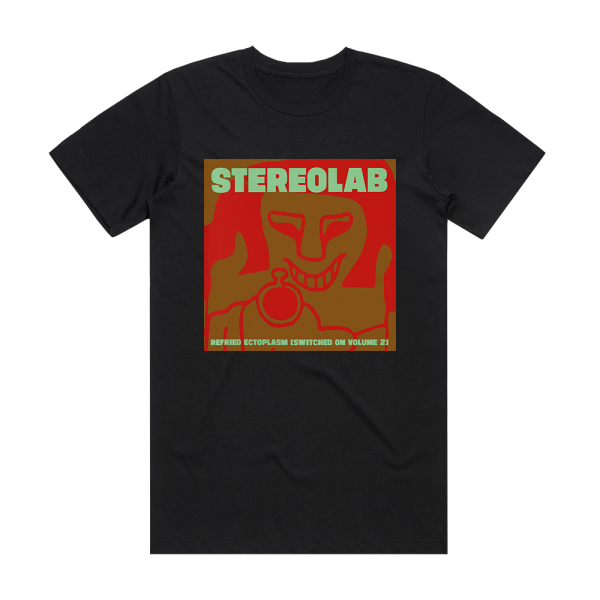 Stereolab Refried Ectoplasm Switched On Volume 2 2 Album Cover T-Shirt Black