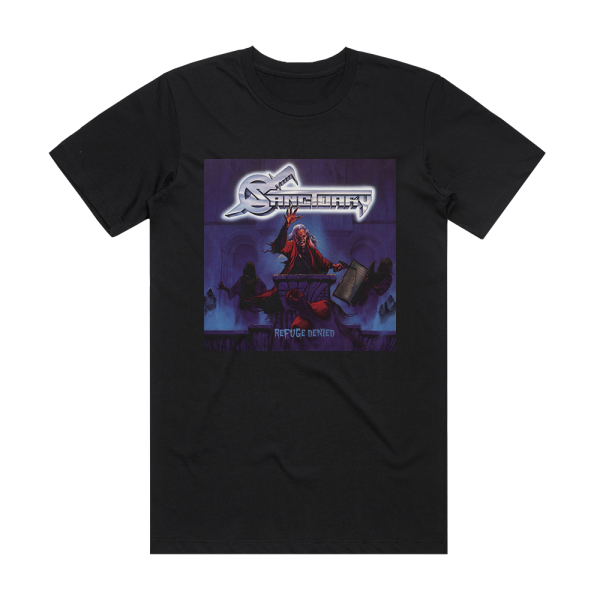 Sanctuary Refuge Denied Album Cover T-Shirt Black