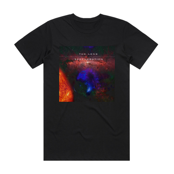 The Lens Regeneration Album Cover T-Shirt Black