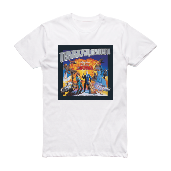 Terrorvision Regular Urban Survivors Album Cover T-Shirt White