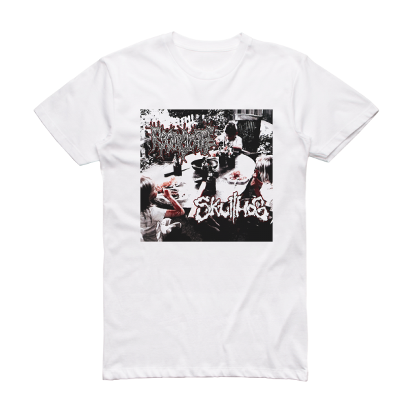 Regurgitate Regurgitate Skullhog Album Cover T-Shirt White