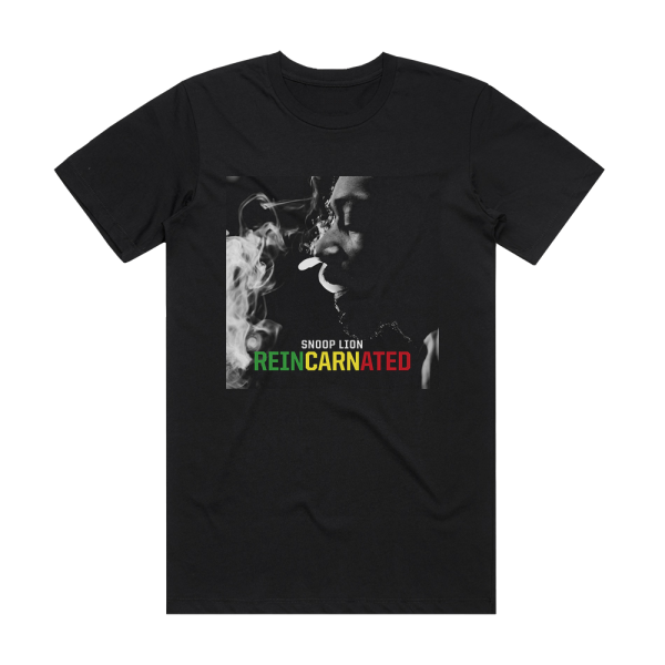 Snoop Lion Reincarnated Album Cover T-Shirt Black